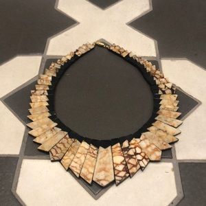 Bone Tribal Vintage Necklace